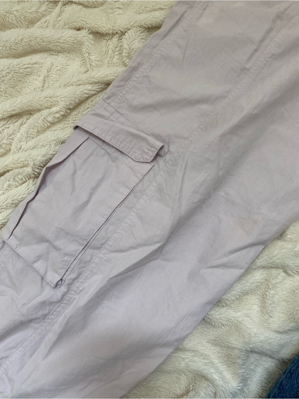 Free People Movement FP Movement Mesmerize Me cargo pants lilac Sz L - Picture 6 of 11